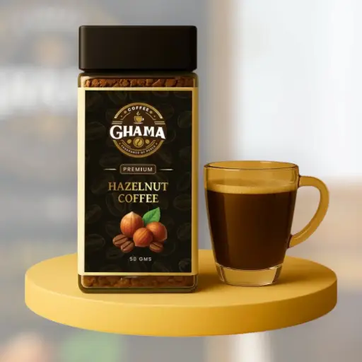 Premium Hazelnut Coffee Powder